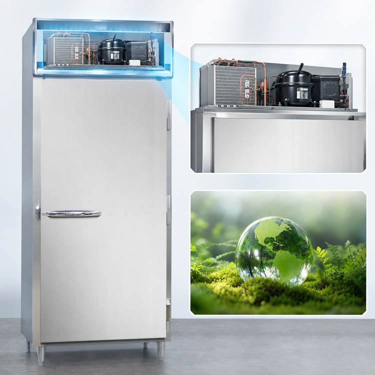 Product image #3 for Continental Refrigerator D1FXNSS Designer Line One-Section Extra-Wide Reach-In Freezer