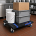 Thumbnail image #3 for Quantum 30 x 18 Blue Polymer Dolly with Padded Rubber Trim, 1,000 lb Capacity