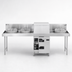 Thumbnail image #3 for Glastender GT-18+2-78L 78-Inch Side-To-Side Pass-Thru Low-Temperature Chemical Sanitizing Glasswasher Station