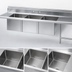 Thumbnail image #3 for Advance Tabco 107-Inch 3-Compartment Straight Dishtable with 20 x 20 x 14-Inch Bowls and Right Drainboard