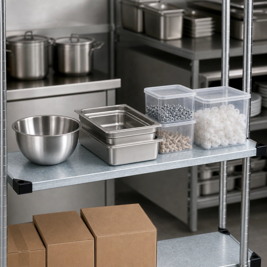 Solid Steel Shelf Design