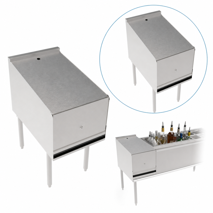 Product image #3 for Krowne Royal Series Locking Cover for KR29-18RD Liquor Display