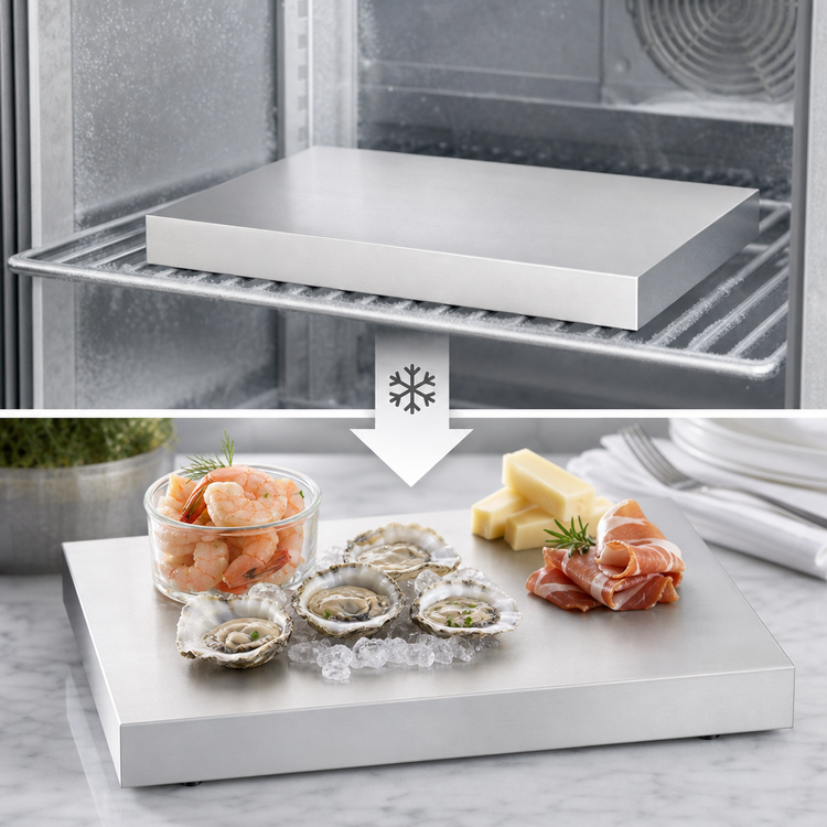 Product image #3 for Vollrath Half-Size Stainless Steel Cooling Plate