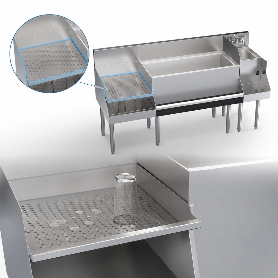 Recessed Drainboard Layout