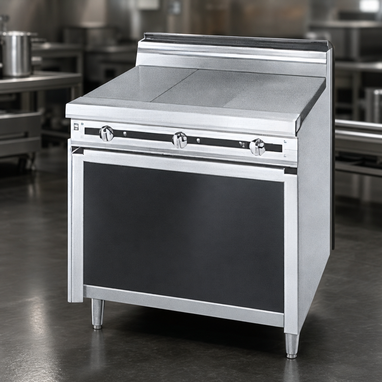 Product image #3 for Jade Range Titan JTRH-1HT 18" Cabinet Base Gas Hot Top Range