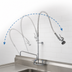 Thumbnail image #3 for T&S Brass EasyInstall 8-Inch Wall Mount Pre-Rinse Add-On Faucet with 18-Inch Swing Nozzle