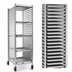Thumbnail image #3 for Panco Mobile Full-Height Open-Side Utility Rack for 20 18 x 26 Inch Pans