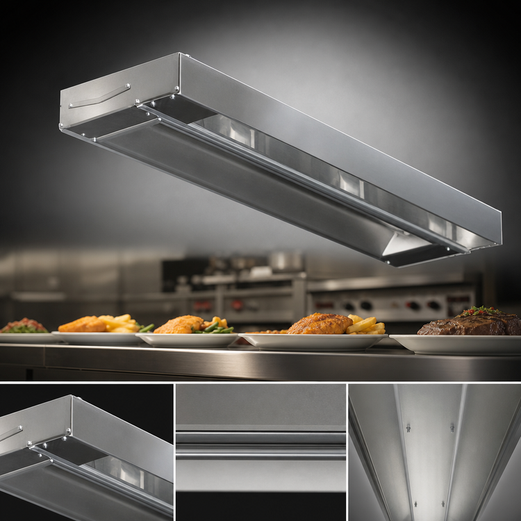 Product image #3 for Eagle RedHots 24-Inch Single Rod High-Watt Unlighted Strip Heat Lamp with Remote, 120V
