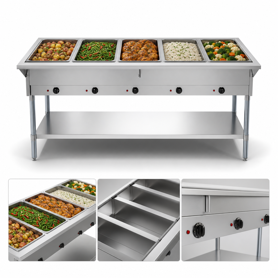 Five-Pan Open Well Capacity