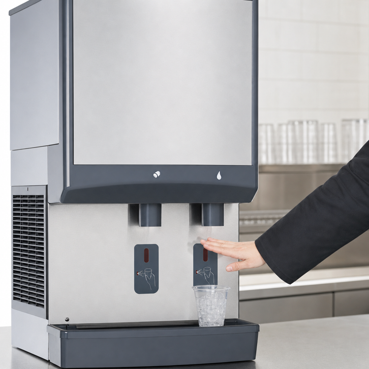 Product image #3 for Symphony Plus 25 lb. Countertop Ice and Water Dispenser with SensorSAFE