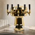 Thumbnail image #3 for Mushroom 5-Faucet Countertop Glycol-Cooled Draft Beer Tower, Polished Brass Finish