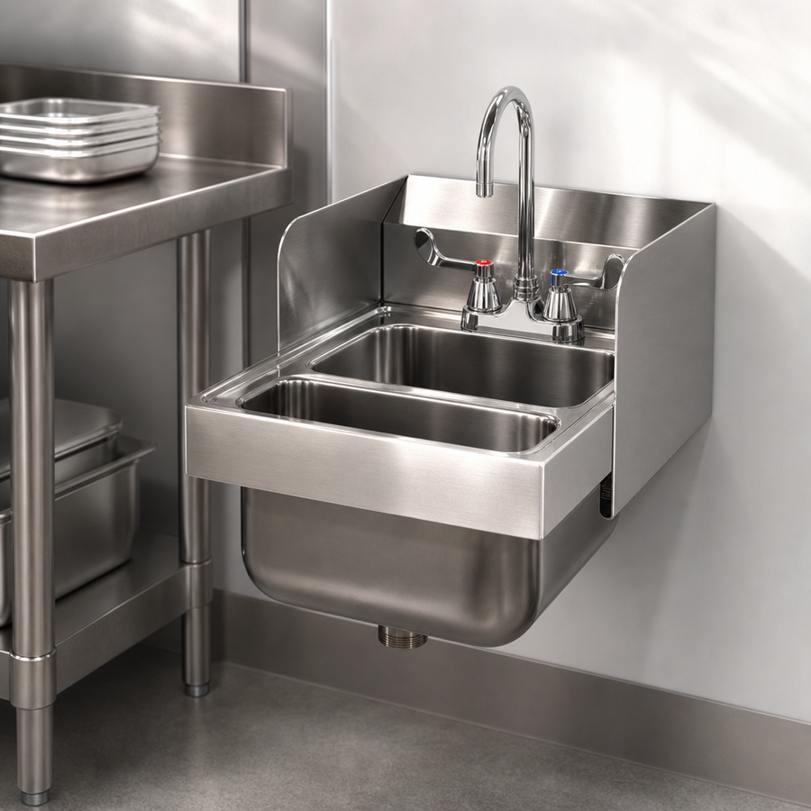 18-Gauge 304 Stainless Steel Construction