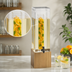 Thumbnail image #3 for Bamboo 3 Gallon Acrylic Beverage Dispenser with Infusion Chamber and Drip Tray