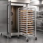 Thumbnail image #3 for Baxter Manufacturing BSRSB-12 Stainless Steel Single End-Load Rack for Single Rack Ovens, 12 Slides