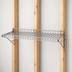 Thumbnail image #3 for Eagle Group Snap-n-Slide 60-Inch x 12-Inch Wall-Mounted Wire Shelf, Chrome Finish
