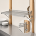 Thumbnail image #3 for Snap-n-Slide Wall-Mounted Wire Shelf, 48-Inch W x 12-Inch D, 140 lb. Capacity