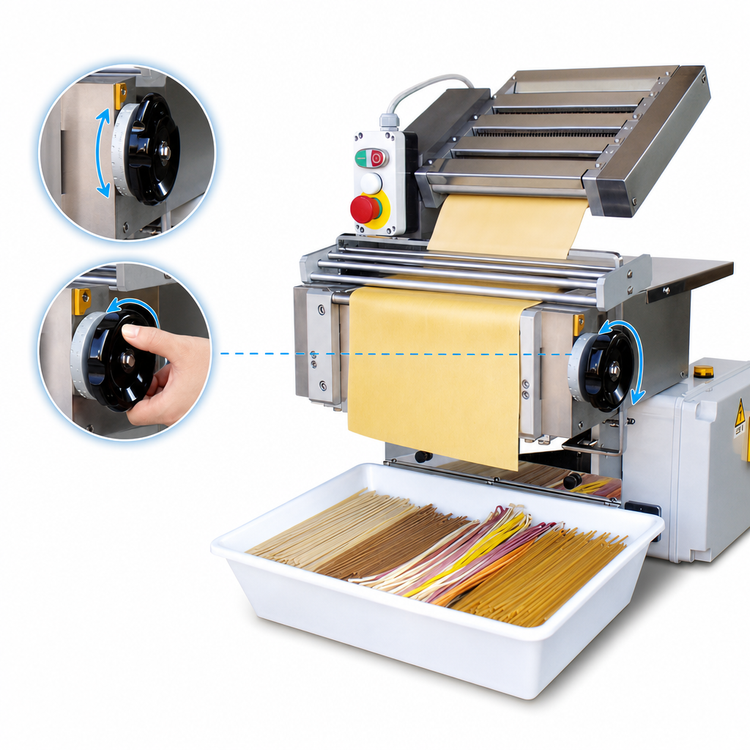 Product image #3 for Capitani C230 Countertop Electric Pasta Sheeter, 44 lb/hr, Stainless Steel