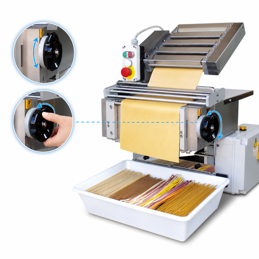 Adjustable Pasta Sheet Thickness