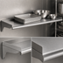 Thumbnail image #3 for Eagle Group WS1260-14/3 Wall-Mounted Shelf, 60 Inch W x 12 Inch D, 14 Gauge Type 304 Stainless Steel