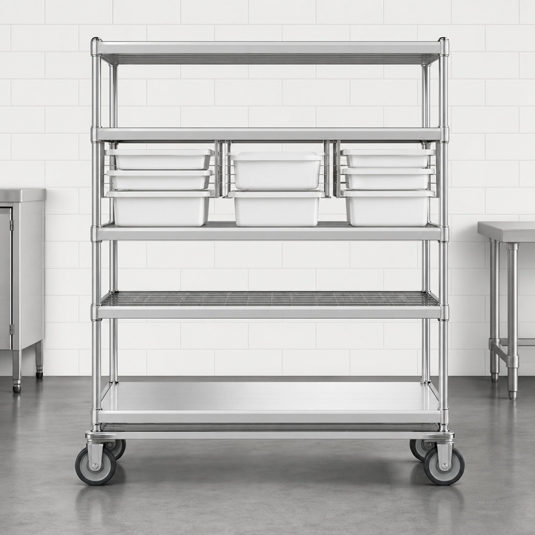 Product image #3 for Metro Super Erecta Tray/Tote Slide System for 24-Inch Shelves