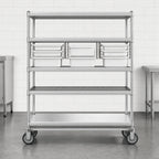 Thumbnail image #3 for Metro Super Erecta SS2NC Tray/Tote Slide System for 24-Inch Shelves, Nickel-Chrome Wire, Clear Protective Coating