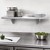 Thumbnail image #3 for Advance Tabco 48 Inch x 18 Inch Wall-Mounted 18 Gauge 430 Stainless Steel Shelf