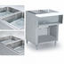 Thumbnail image #3 for Advance Tabco Triumph Supreme 2-Well Natural Gas Water Bath Hot Food Table with 8-Inch Cutting Board and Open Undershelf