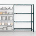 Thumbnail image #3 for Metro Super Erecta AN366K3 Add-On Wire Shelving Unit, 60W x 18D x 63H, 4 Shelves, Metroseal 3 Epoxy-Coated Finish
