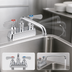 Thumbnail image #3 for OptiFlow Heavy Duty Solid Body Deck-Mount Manual Faucet with 10-Inch Swing Spout, 4-Inch Centers
