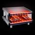 Thumbnail image #3 for Hatco Glo-Ray Designer 66.25 Inch Slant Countertop Single Shelf Merchandising Display Warmer
