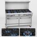 Thumbnail image #3 for Southbend Ultimate 60-Inch Gas Restaurant Range with 8 Open Burners and 2 Standard Ovens