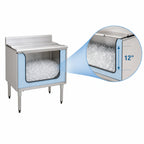 Thumbnail image #3 for Eagle Group 1800 Series B30IC-12D-18-7 30-Inch Underbar Ice Chest, 12-Inch Bin, 71 lb. Capacity, 7-Circuit Cold Plate