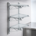 Thumbnail image #3 for Quantum Wall-Mounted Cantilever Starter Shelving Unit with 3 Wire Shelves