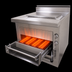 Thumbnail image #3 for Titan Heavy Duty Upright Infrared Gas Plancha Broiler with Cabinet Base, 36-Inch, Single Deck