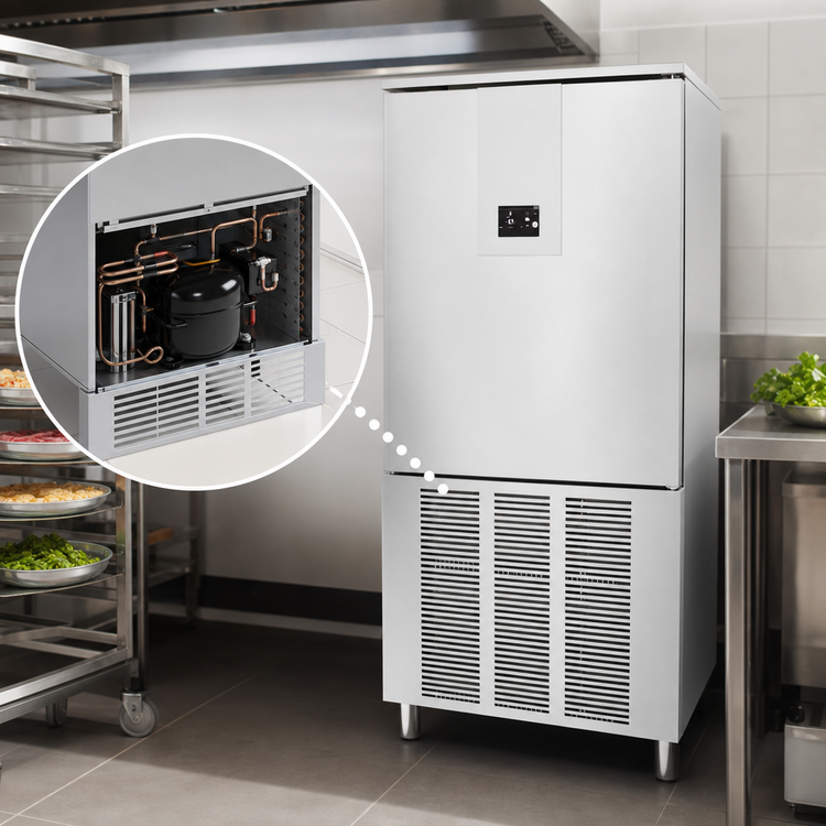 Product image #3 for Beverage Air Reach-In Blast Chiller/Freezer with 16-Pan Capacity
