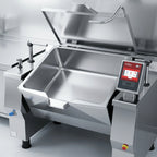 Thumbnail image #2 for Firex (Middleby) Betterpan UDBRE048CV1 Electric Tilting Skillet Braising Pan, 48 Gallon, Programmable Touchscreen, Automatic Lifting