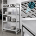 Thumbnail image #4 for Cambro Camshelving Premium 4-Shelf Stationary Starter Unit, 24 x 54 x 64 Inch, 3 Vented + 1 Solid Shelves