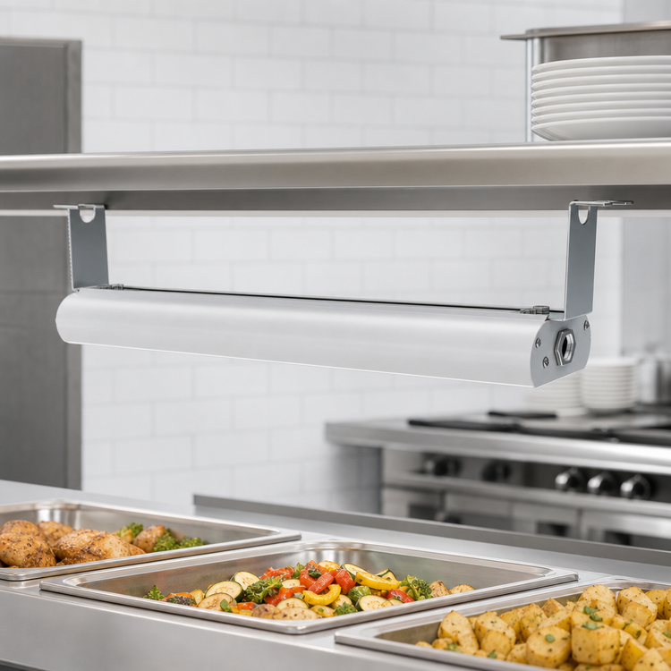 Product image #3 for Vollrath 48-Inch Low Profile Strip Heat Lamp, 208V, Direct Wired