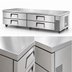 Thumbnail image #3 for True 95-1/2 Inch Wide Refrigerated Chef Base with 4 Drawers, Self-Contained Side-Mounted Refrigeration