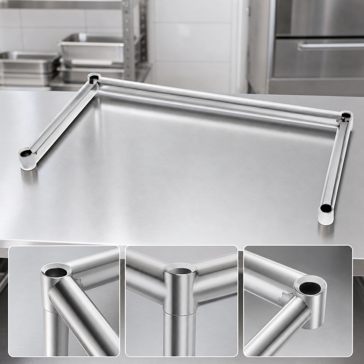 Product image #3 for 3-Sided Stainless Steel Channel Frame, 60 x 24 Inches