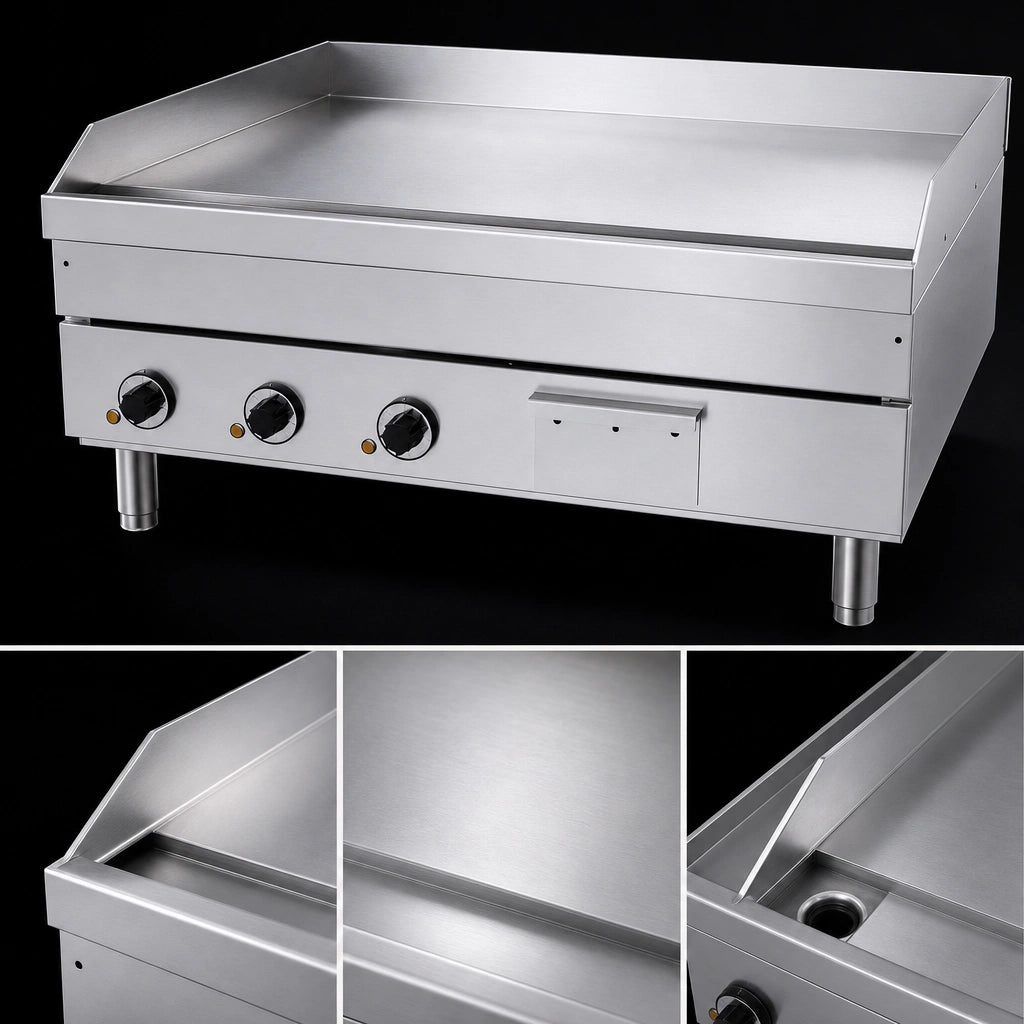 Smooth Polished Steel Griddle Plate
