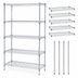 Thumbnail image #3 for Quantum Stationary Wire Shelving Starter Kit, 48
