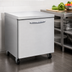 Thumbnail image #3 for Continental Refrigerator 32-Inch One-Section Work Top Freezer with Stainless Steel Flat Top and R290 Refrigeration