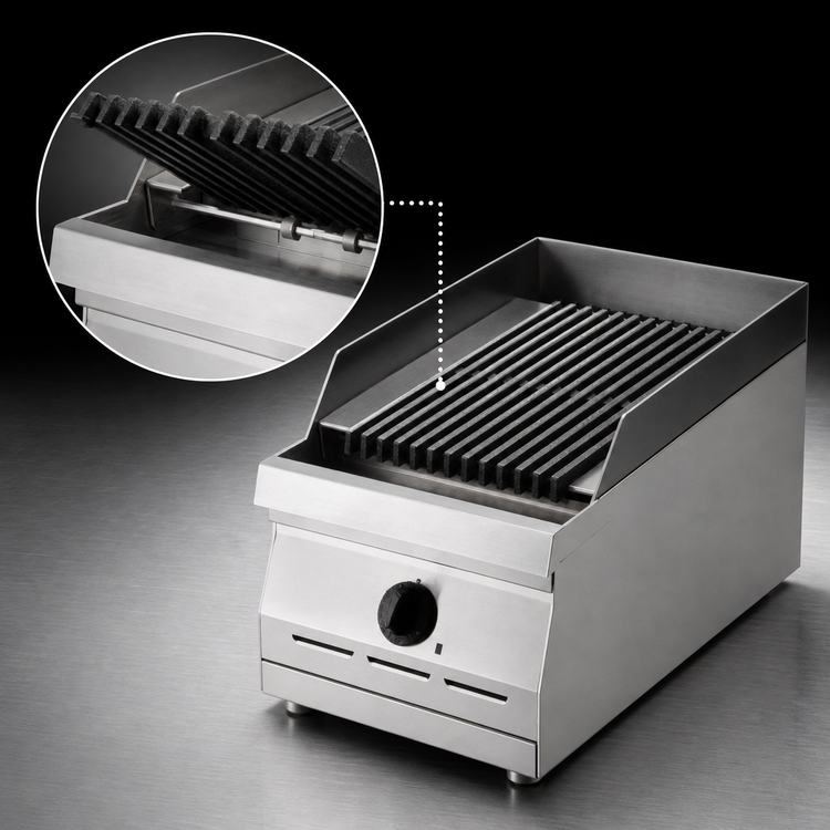 Product image #3 for Garland Designer Series ED-15B Electric Countertop Charbroiler, 15-Inch Wide, 2.7 kW