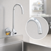 Thumbnail image #3 for T&S ChekPoint Wall-Mount Touchless Electronic Gooseneck Faucet with Mixing Valve, 1.0 GPM