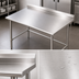 Thumbnail image #3 for Sapphire Manufacturing Stainless Steel Work Table, 60 x 24 Inches, 5-Inch Backsplash
