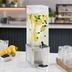 Thumbnail image #3 for Cal-Mil Urban 3-Gallon Single Beverage Dispenser with Acrylic Bowl and Stainless Steel Base