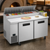 Thumbnail image #3 for Hoshizaki Steelheart 67-Inch Two-Section Reach-In Pizza Prep Table with 9 1/3 Size Pan Capacity