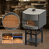 Thumbnail image #3 for Square Gas-Fired Pizza Oven with 34