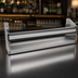 Thumbnail image #3 for Glastender 19-Inch Single Speed Rail with Open Step-and-Rail Design and PVC Sound-Deadening Covers